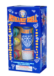 BROTHERS BLUE BOX ARTILLERY SHELL